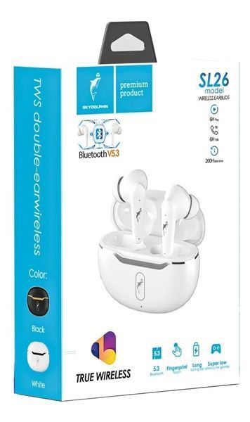 Наушники TWS SkyDolphin SL26 White (SDBTE-000189) 579280ua фото