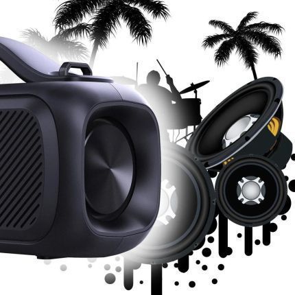 Портативна колонка Manta SPK216 Black 481660 фото