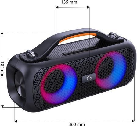 Портативна колонка Manta SPK216 Black 481660 фото