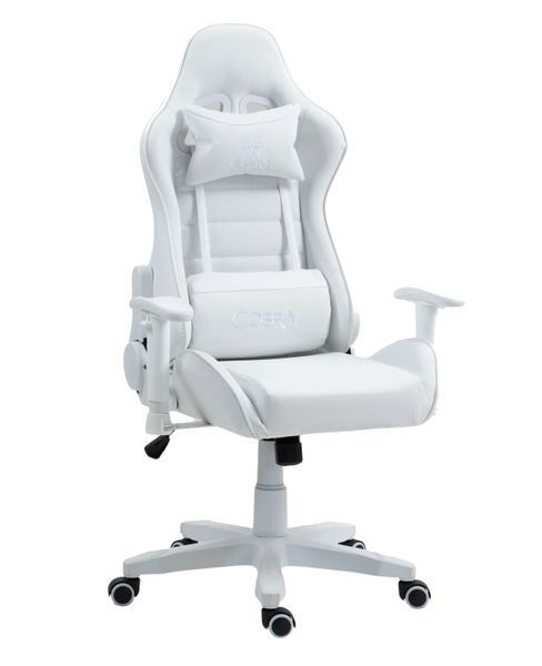 Компьютерное кресло для геймера Cobra Rebel CR207 White 513770 фото