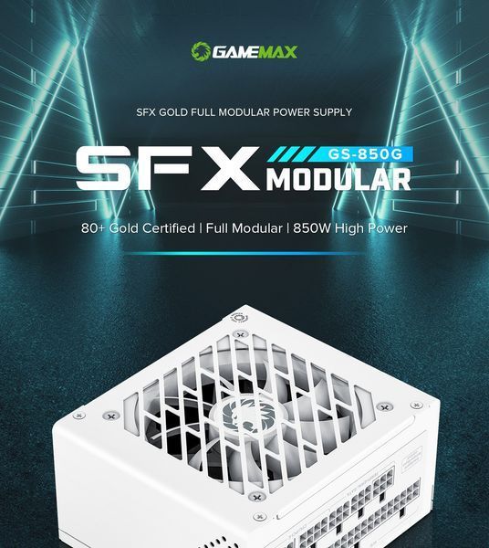 Блок живлення GameMax GS-850G White 627756ua фото