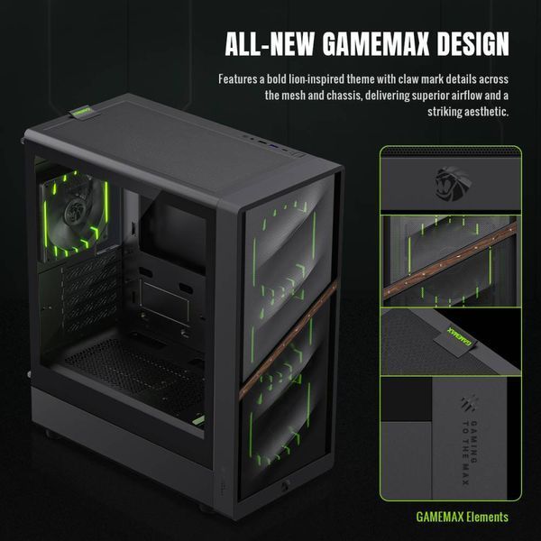 Корпус GameMax Aeris 330 MB 630498ua фото