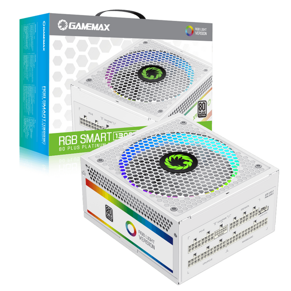 Блок живлення GameMax RGB-1300 WH (ATX3.0 PCIE5.0) 627806ua фото