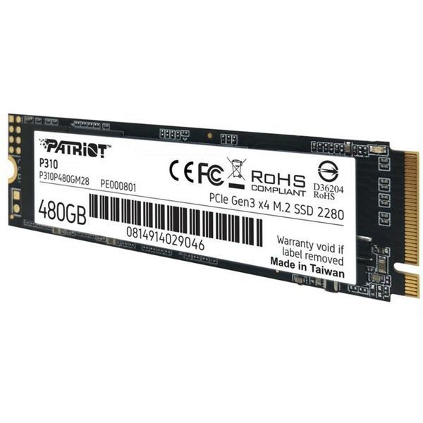 SSD накопитель Patriot P310 480 GB (P310P480GM28) 364780ua фото