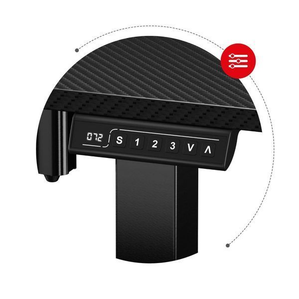Компьютерный стол для геймера Huzaro Hero 8.2 Black 480205 фото