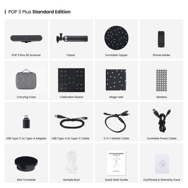 3D-сканер Revopoint POP 3 Plus Standard Edition 572169 фото