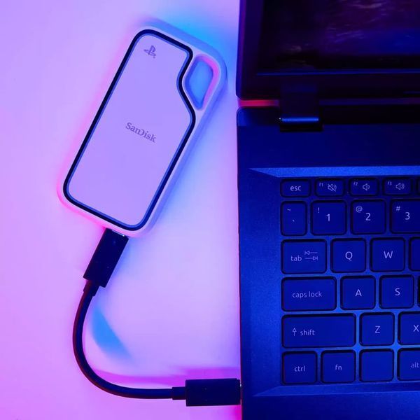 SSD накопичувач SanDisk Extreme Portable SSD for PlayStation 5 2 TB (SDSSDE62P-2T00-G25) 618543 фото