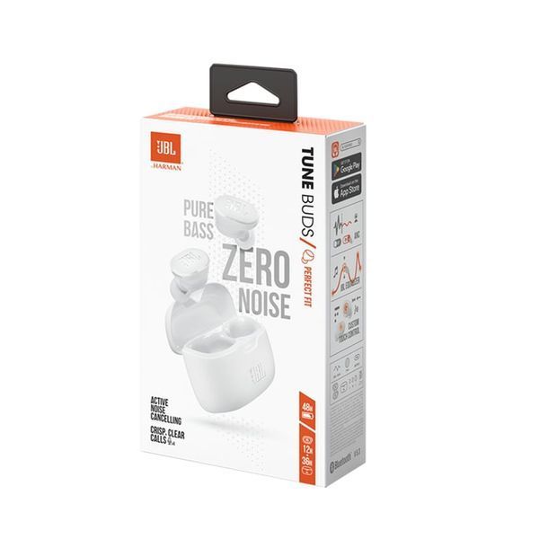 Навушники TWS JBL Tune Buds White (JBLTBUDSWHT) 507299ua фото