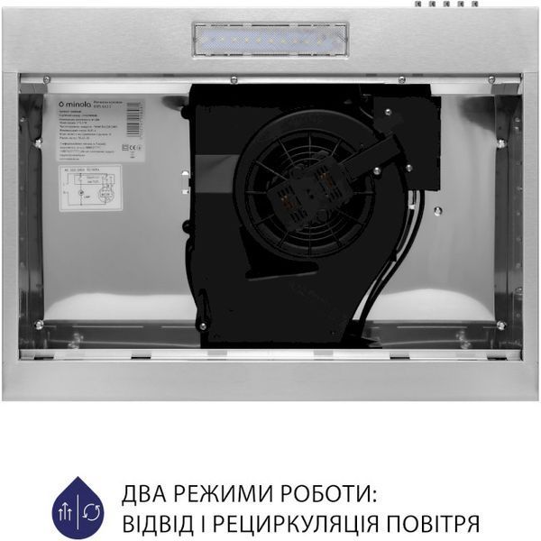 Вытяжка плоская Minola HPL 612 I 627917ua фото