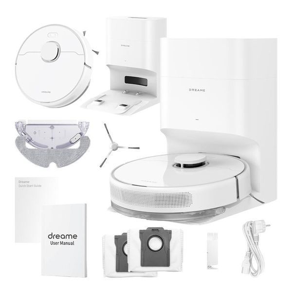 Робот-пилосос з вологим прибиранням Dreame D10 Plus Gen 2 White 512868 фото