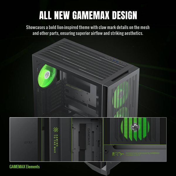 Корпус GameMax Leader 2 Black 628339ua фото