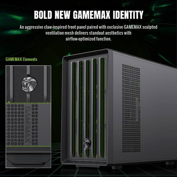 Корпус GameMax Claw 360 BK 628289ua фото