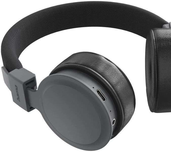 Навушники з мікрофоном Hama Freedom Lit III Black 620791 фото