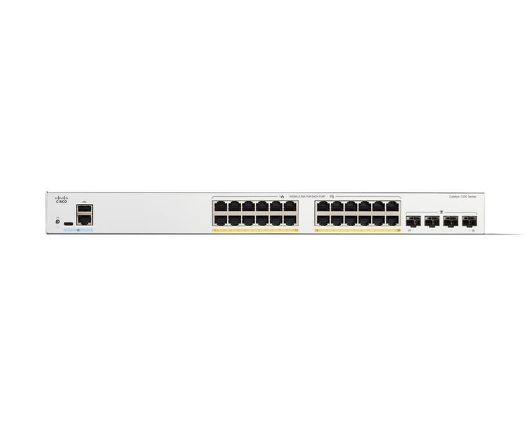 Коммутатор управляемый уровня 2 Cisco Catalyst 1200 24-port (C1200-24FP-4G) 518339ua фото