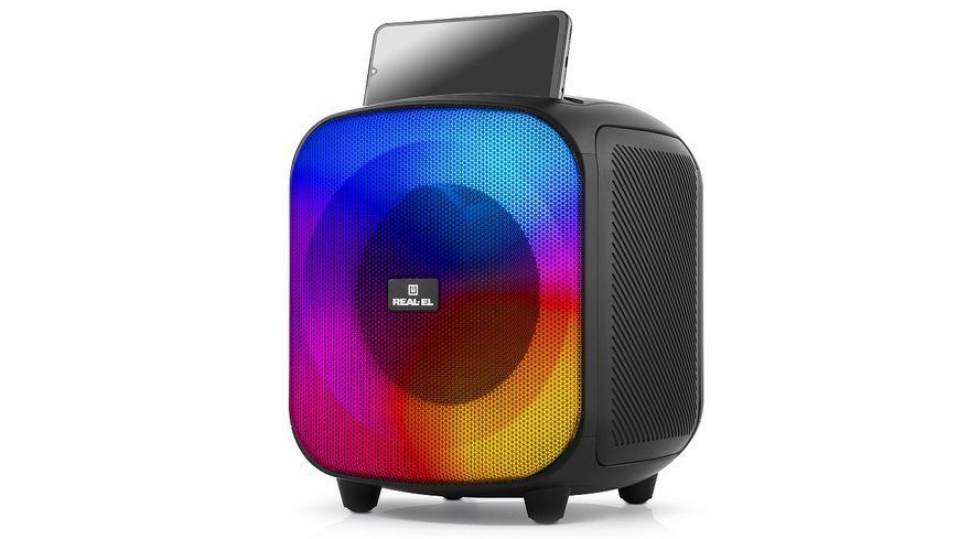 Портативна колонка Real-El X-760 Black (EL121600029) 623630ua фото