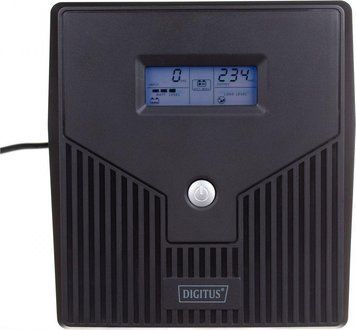 Линейно-интерактивный ИБП Digitus Line-Interactive 1000VA/600W LCD 4xSchuko RJ45 RS232 USB (DN-170074) 334358ua фото