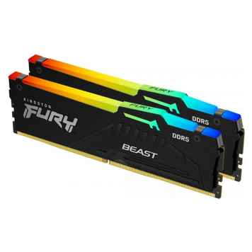 Память для настольных компьютеров Kingston Fury 64GB (2x32GB) DDR5 5600MHz Beast RGB (KF556C40BBAK2-64) 628570ua фото