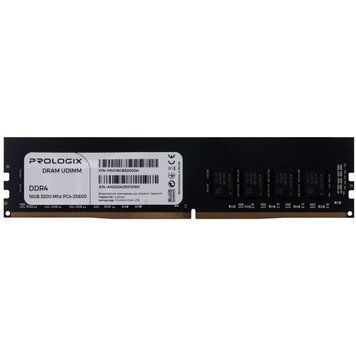 Память для настольных компьютеров Prologix 16 GB DDR4 3200 MHz (PRO16GB3200D4) 579679ua фото