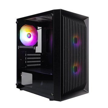 Корпус 1stPlayer BS-2-BK-3F1 Black 578473ua фото