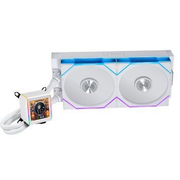 Водяное охлаждение Lian Li Galahad GA II LCD TL 280 White (G89.GA2ALCD28TLW.00) 622774ua фото