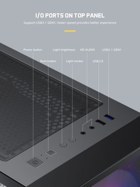 Корпус GameMax Aero MFG.A367 630499ua фото