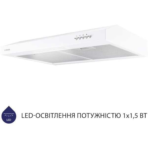 Витяжка пласка Minola HPL 612 WH 627918ua фото
