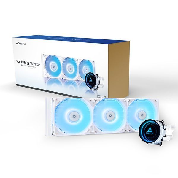 Водяне охолодження Chieftec Iceberg 360 ARGB White (CLC-360-RGB-W) 619118 фото