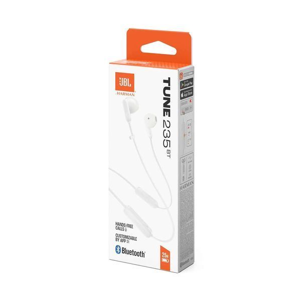 Навушники з мікрофоном JBL Tune 235BT White (JBLT235BTWHT) 623430ua фото