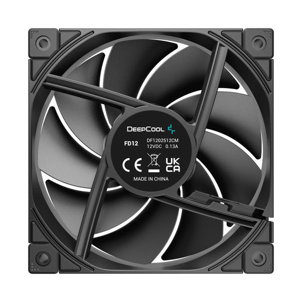 Вентилятор Deepcool FD12 Black (R-FD12-BKNPN1-G) 577456ua фото