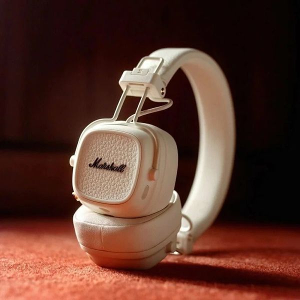 Наушники с микрофоном Marshall Major V Cream (1006833) 579437 фото