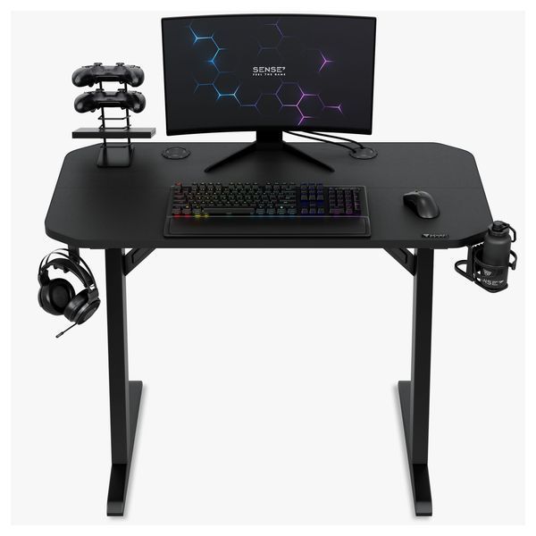 Геймерский игровой стол Sense7 Nomad Basic 120x60 Black 619202 фото