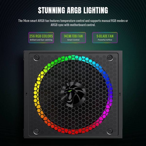 Блок питания GameMax RGB-750G 627807ua фото