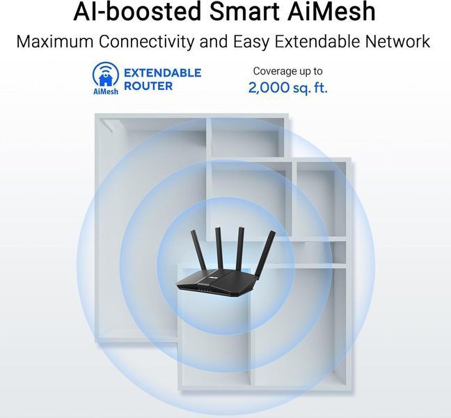 Wi-Fi-маршрутизатор Asus RT-BE55 AiMesh (90IG0A80-MO3C00) 618575ua фото