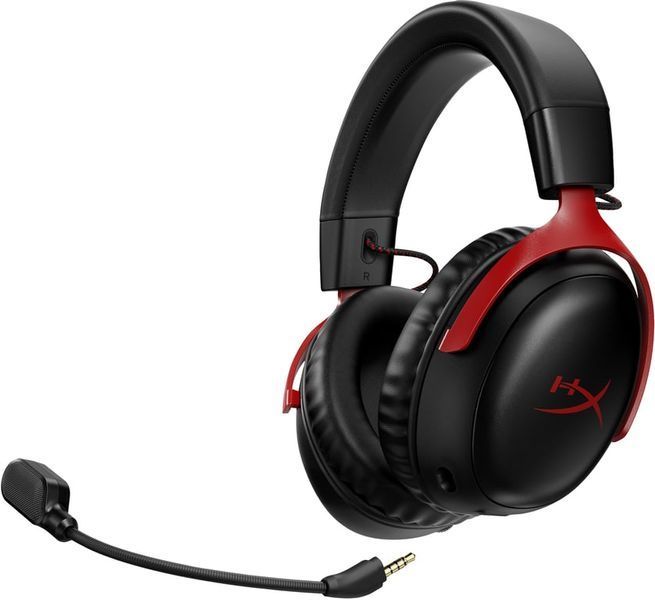Наушники с микрофоном HyperX Cloud III Wireless Black/Red (77Z46AA) 507391ua фото