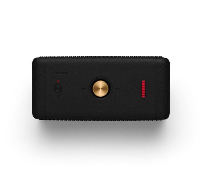 Портативні колонки Marshall Emberton Black and Brass (1005696) 353392ua фото