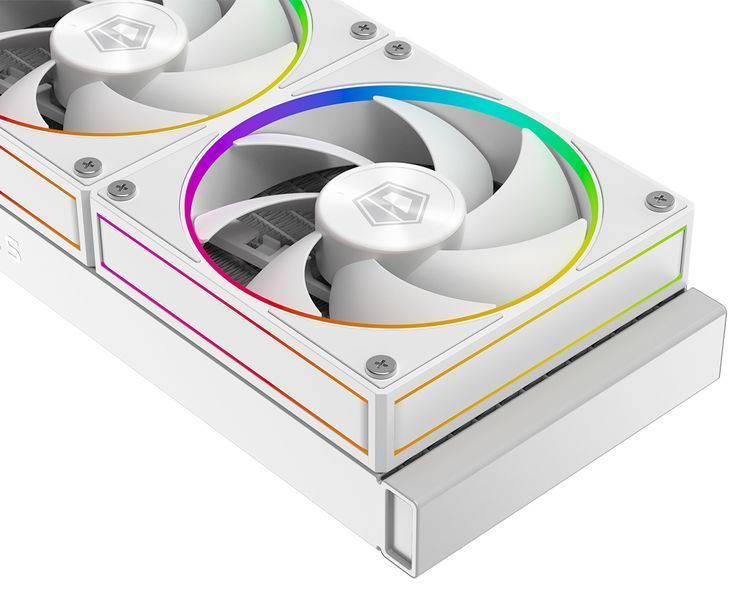 Водяное охлаждение ID-Cooling Space LCD SL240 White 577716ua фото