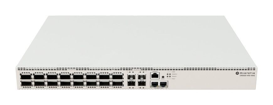 Коммутатор управляемый уровня 3 Mikrotik CRS520-4XS-16XQ-RM 531813ua фото