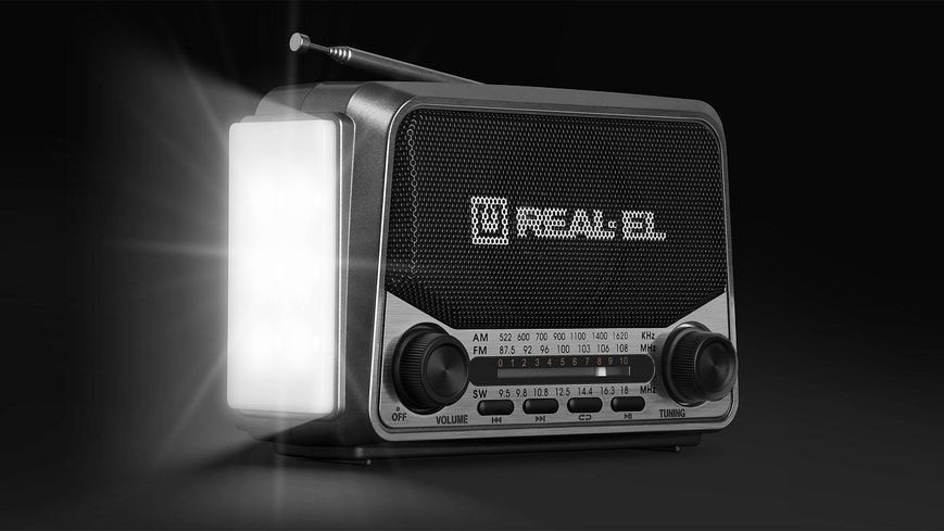 Радіоприймач Real-El X-525 Grey 580247ua фото