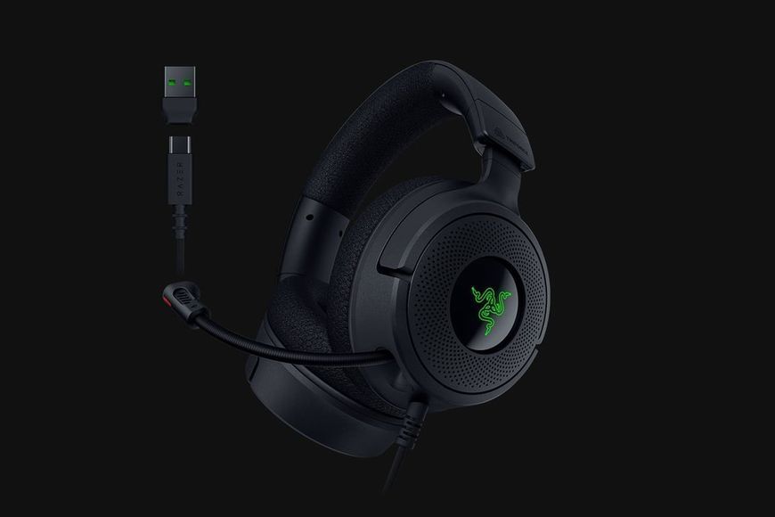 Навушники з мікрофоном Razer Kraken V4 X Black (RZ04-05180100-R3M1) 527069ua фото