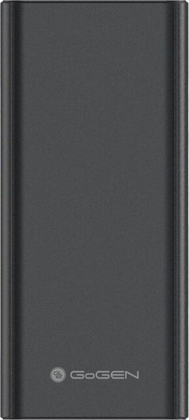 Зовнішній акумулятор (павербанк) Gogen PB200007B 20000mAh Black 619668 фото