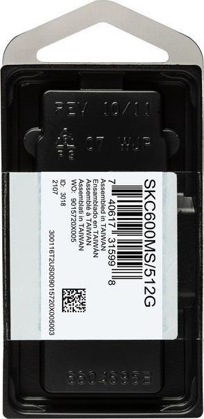 SSD накопитель Kingston KC600 512 GB (SKC600MS/512G) 338825ua фото