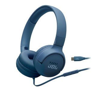 Наушники с микрофоном JBL Tune 520C USB-C Blue (JBLT520CBLU) 615743ua фото