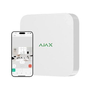 Сетевой видеорегистратор (NVR) Ajax NVR 8-channel White (000034516) 623181ua фото