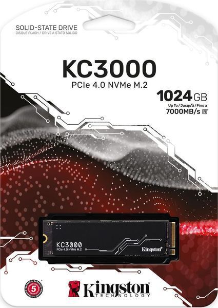 SSD накопитель Kingston KC3000 1024 GB (SKC3000S/1024G) 355532ua фото