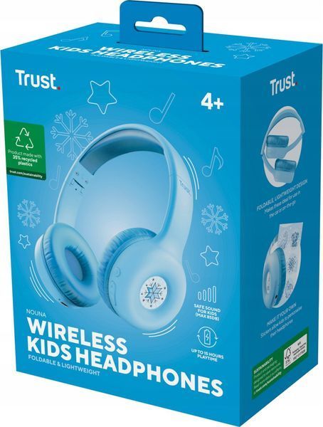 Навушники з мікрофоном Trust Nouna Kids Wireless Blue (25275) 548222ua фото