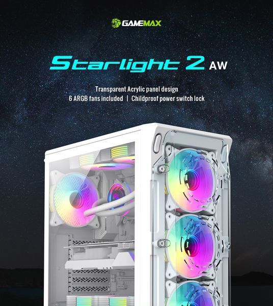 Корпус GameMax Starlight 2 AW 628398ua фото