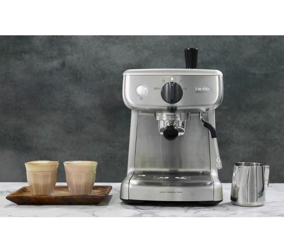 Кавоварка ріжкова еспресо Breville Mini Barista VCF125X 298665 фото