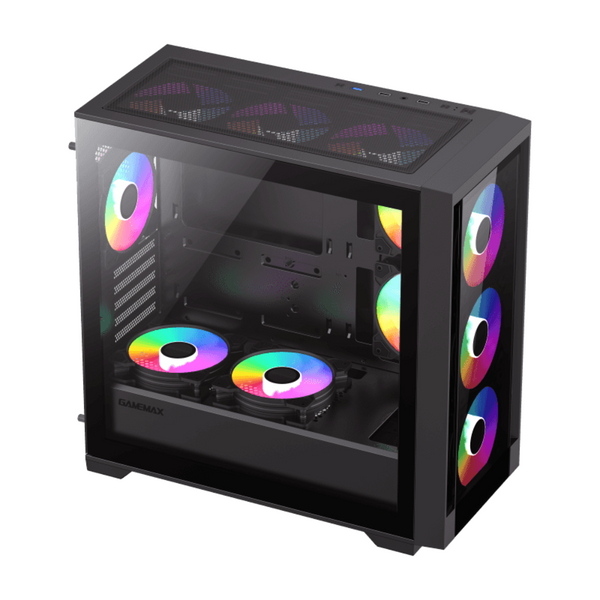 Корпус GameMax Defender TG Black 628296ua фото
