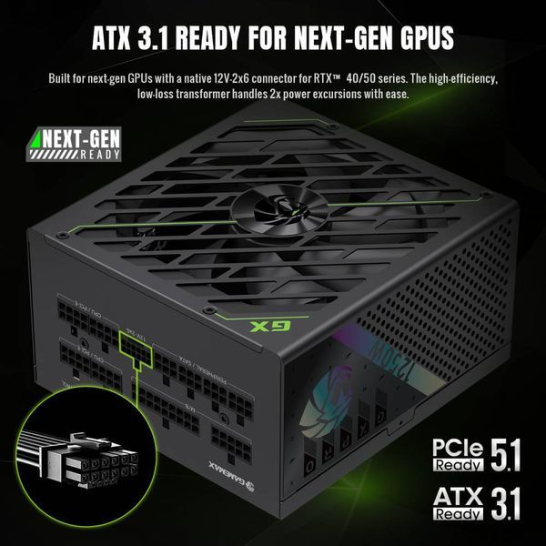 Блок живлення GameMax GX Pro 1250G 627763ua фото