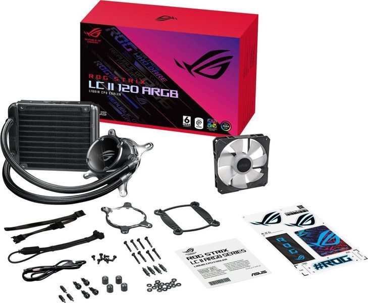 Водяне охолодження Asus ROG STRIX LC II 120 ARGB (90RC00D1-M0UAY0) 365402ua фото